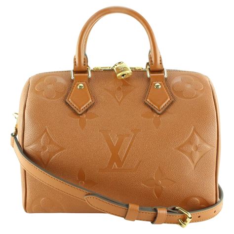 lv speedy 25 cognac|Speedy Bandoulière 25 Monogram Empreinte Leather .